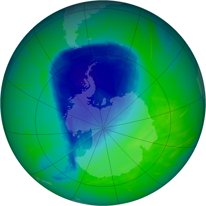 Ozone Map 2009-11-17